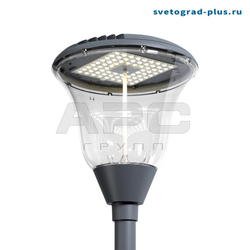 GALAD Тюльпан LED-40-ШОС/Т60 (5000/740/RAL7040/D/0/Clear/GEN2)
