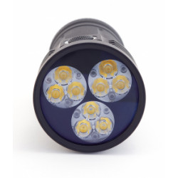 Фонарь YLP G180 Gryphon 9 LED CREE XP-G2 max3200лм, 5 реж.+строб, IPX8, под 3 акк. 18650