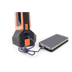 Фонарь S-600 BIZON прожектор CREE 500лм +кемпинг COB 600лм, powerbank,IPX4, Li-Ion 8.8Ah