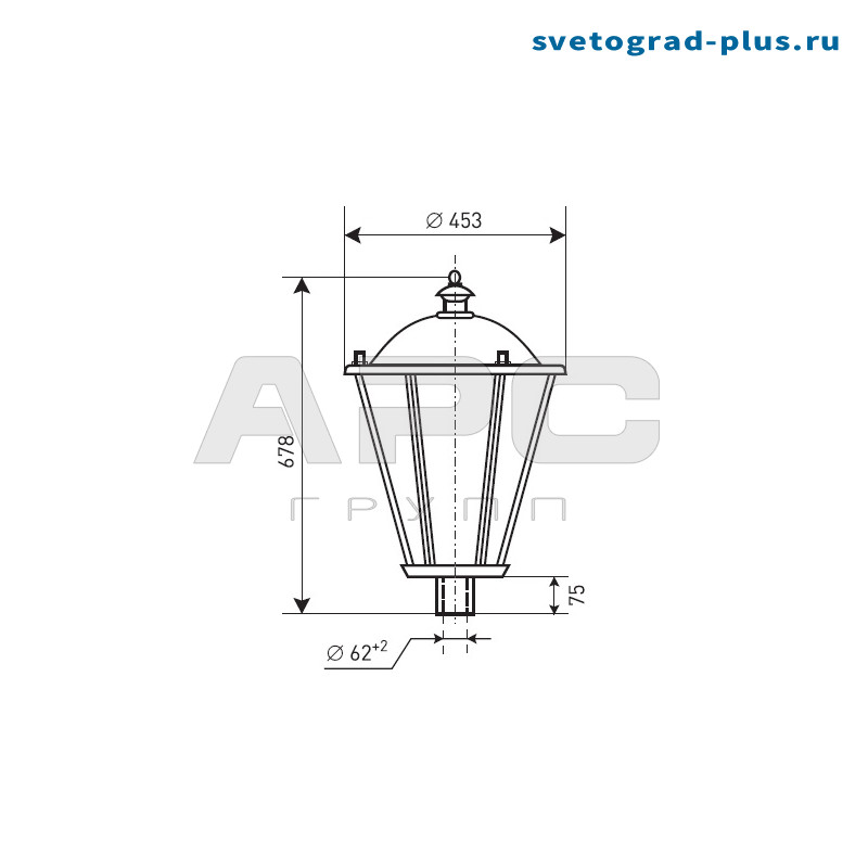 ГТУ08-150-001 Пушкинский (матовый)