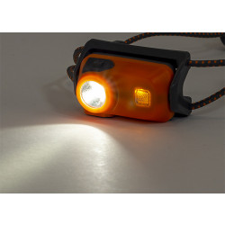 Фонарь LH-085 Mangust налобный CREE XPG2 4000K 85лм+RED, 3 реж., Li-Po 680mAh