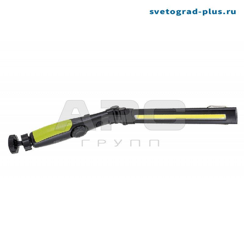 Фонарь OPTIMUS ACCU Click диммир. COB max.400лм +SMD 60лм, кольцо/магнит, Li-Ion 2000mA