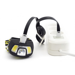 Фонарь LH-160A Stalker налобный CREE XP-G2 160лм + 2 COB, диммер, Li-Po 1500mAh
