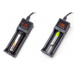 Зарядное устр-во LC-20 д/аккум Li-ion,IMR,LiFePO4,Ni-MH/Cd, выбор тока, LCD диспл., от USB