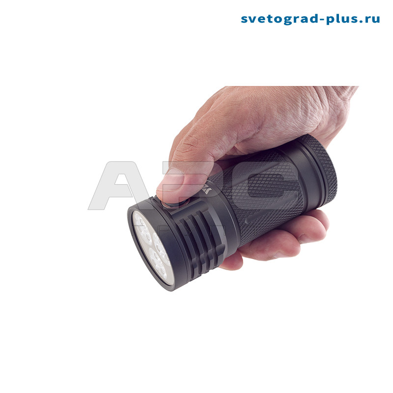 Фонарь YLP G180 Gryphon 9 LED CREE XP-G2 max3200лм, 5 реж.+строб, IPX8, под 3 акк. 18650