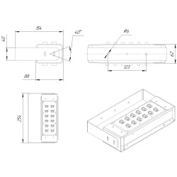 Светильник архитектурный SVT-ARH-DS-27W-58 27Вт 3684Лм 5000К IP67