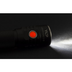 Фонарь YLP G18 GRYPHON трипл Sams. LH351D HI-CRI 1200лм, 5реж, IPX8, встр. ЗУ, акк. 2600mAh