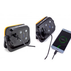 Прожектор аккум. YLP A-150 Termit COB max1500лм 4реж+SMD красный 2реж,IPX4, Li-Ion 8000mAh