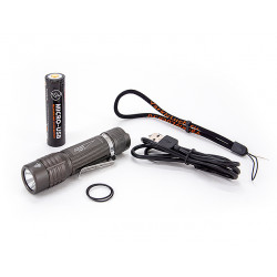 Фонарь G15 Tactic Nichia 219D max900лм, 5 реж., IPX8, акк 18650 2600mAh с встр. ЗУ