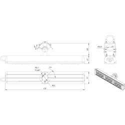 Светильник архитектурный SVT-STR-MPRO-79W-20 79Вт 13272Лм 5000К IP67